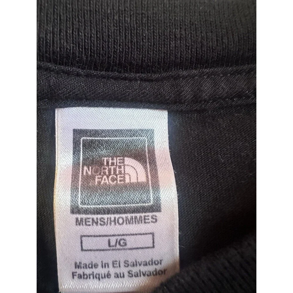 The North Face Men’s Large Black Camo Logo Graphic Short Sleeve T-Shirt Tee